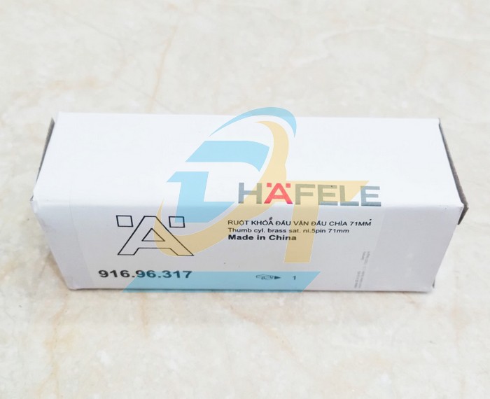 Ruột kh&oacute;a 1 đầu ch&igrave;a, 1 đầu vặn 71mm Hafele 916.96.317  HAFELE | Gi&aacute; rẻ nhất - C&ocirc;ng Ty TNHH Thương Mại Dịch Vụ Đạt T&acirc;m