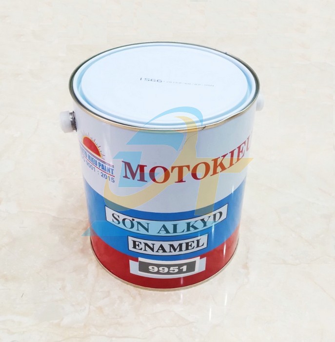 Sơn dầu Alkyd b&oacute;ng m&agrave;u x&aacute;m 9951 Motokieu - Th&ugrave;ng 3kg  Motokieu | Gi&aacute; rẻ nhất - C&ocirc;ng Ty TNHH Thương Mại Dịch Vụ Đạt T&acirc;m