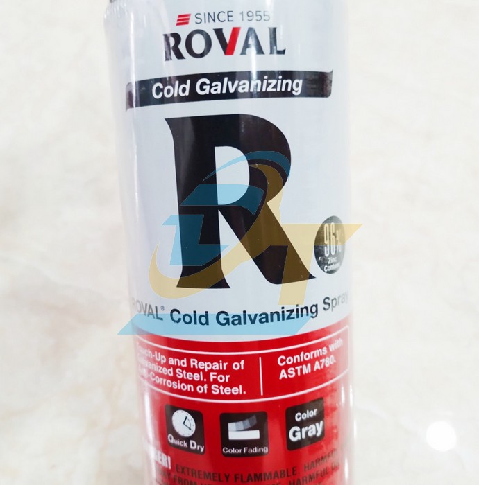 Sơn xịt mạ kẽm lạnh Roval Cold Galvanizing Spray 96% (Chai 420ml)  ROVAL | Gi&aacute; rẻ nhất - C&ocirc;ng Ty TNHH Thương Mại Dịch Vụ Đạt T&acirc;m