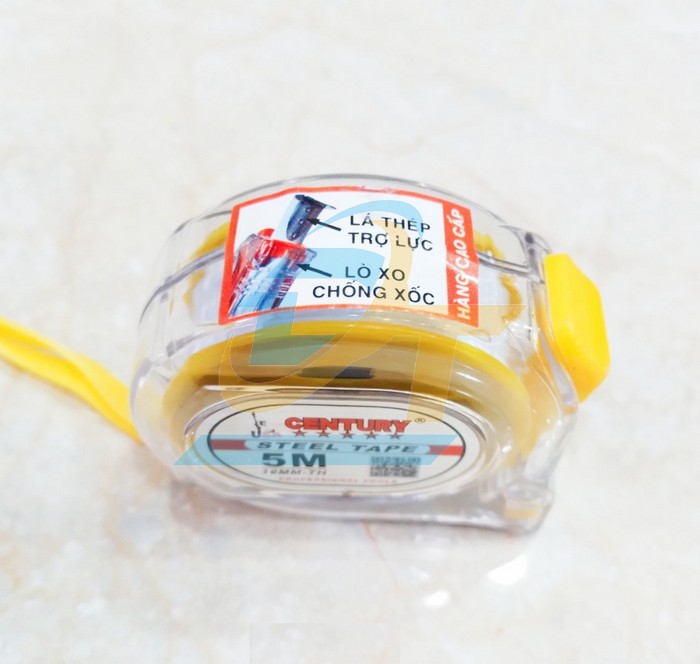Thước cuộn th&eacute;p nhựa trong 1 mặt 5mx19mm Century  Century | Gi&aacute; rẻ nhất - C&ocirc;ng Ty TNHH Thương Mại Dịch Vụ Đạt T&acirc;m