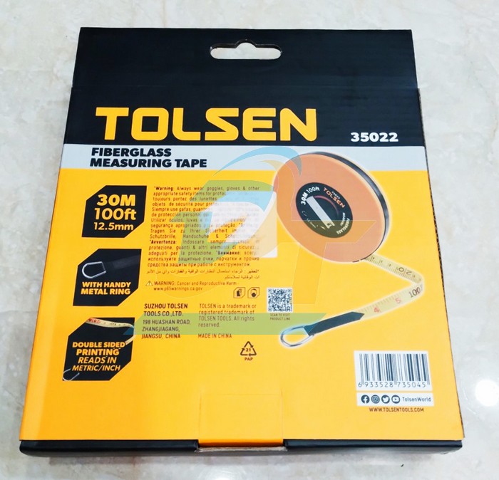 Thước d&acirc;y nhựa 30m Tolsen 35022  Tolsen | Gi&aacute; rẻ nhất - C&ocirc;ng Ty TNHH Thương Mại Dịch Vụ Đạt T&acirc;m