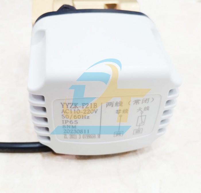 Van bi đồng xoay điều khiển bằng điện 220V DN50  China | Gi&aacute; rẻ nhất - C&ocirc;ng Ty TNHH Thương Mại Dịch Vụ Đạt T&acirc;m