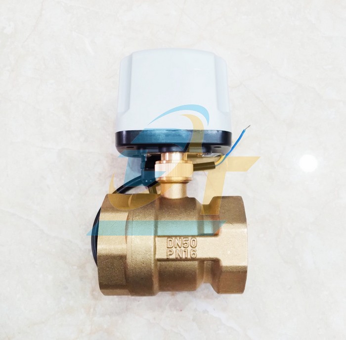 Van bi đồng xoay điều khiển bằng điện 220V DN50  China | Gi&aacute; rẻ nhất - C&ocirc;ng Ty TNHH Thương Mại Dịch Vụ Đạt T&acirc;m