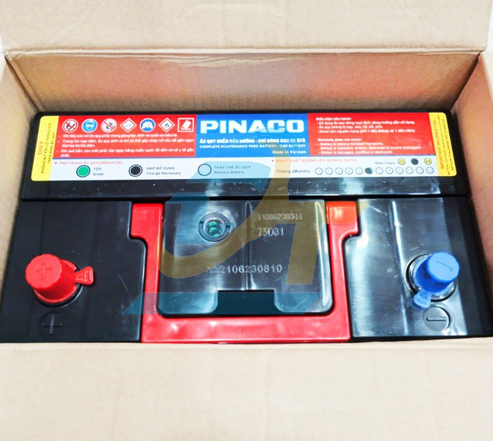 Ắc quy kh&ocirc; 12V 75Ah Pinaco Đồng Nai CMF 75D31  PINACO | Gi&aacute; rẻ nhất - C&ocirc;ng Ty TNHH Thương Mại Dịch Vụ Đạt T&acirc;m