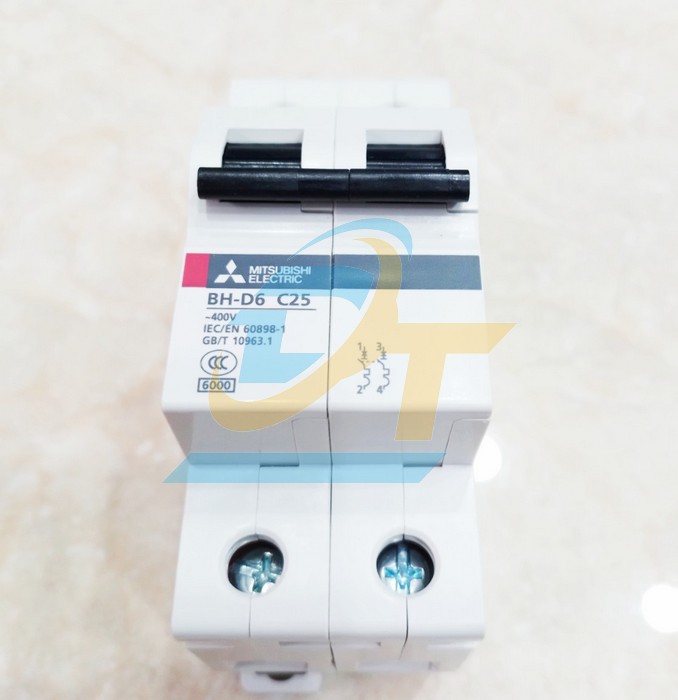 Cầu dao tự động MCB Mitsubishi BH-D6 (Type C N) 2P 25A 6kA  MITSUBISHI | Gi&aacute; rẻ nhất - C&ocirc;ng Ty TNHH Thương Mại Dịch Vụ Đạt T&acirc;m