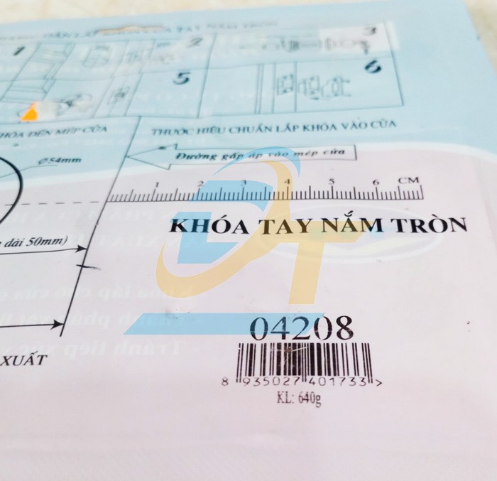 Kh&oacute;a tay nắm tr&ograve;n WC Việt Tiệp 04208 - C&ograve; ngắn 30mm  VietTiep | Gi&aacute; rẻ nhất - C&ocirc;ng Ty TNHH Thương Mại Dịch Vụ Đạt T&acirc;m