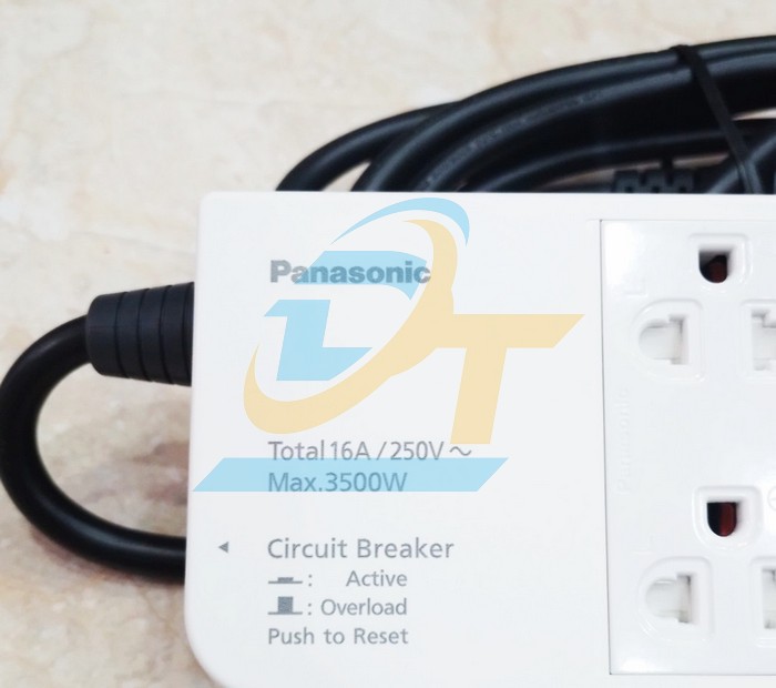 Ổ cắm c&oacute; d&acirc;y Panasonic WCHG2836  Panasonic | Gi&aacute; rẻ nhất - C&ocirc;ng Ty TNHH Thương Mại Dịch Vụ Đạt T&acirc;m