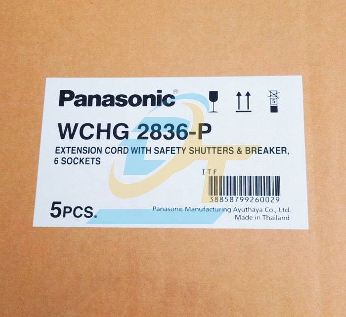 Ổ cắm c&oacute; d&acirc;y Panasonic WCHG2836  Panasonic | Gi&aacute; rẻ nhất - C&ocirc;ng Ty TNHH Thương Mại Dịch Vụ Đạt T&acirc;m