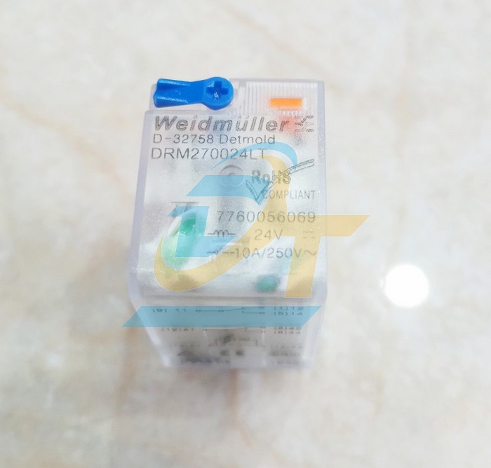 Relay trung gian 8 ch&acirc;n 24V Weidmuller DRM270024LT (7760056069)  Weidmuller | Gi&aacute; rẻ nhất - C&ocirc;ng Ty TNHH Thương Mại Dịch Vụ Đạt T&acirc;m