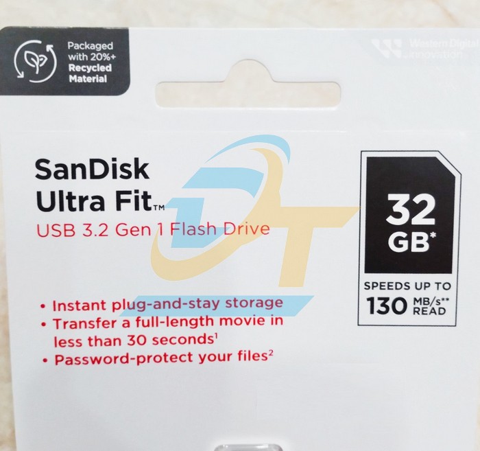 USB 3.2 32GB 130MB/s SanDisk Ultra Fit SDCZ430  SANDISK | Gi&aacute; rẻ nhất - C&ocirc;ng Ty TNHH Thương Mại Dịch Vụ Đạt T&acirc;m