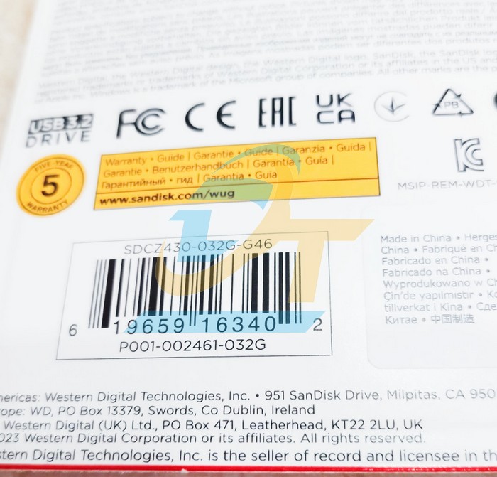 USB 3.2 32GB 130MB/s SanDisk Ultra Fit SDCZ430  SANDISK | Gi&aacute; rẻ nhất - C&ocirc;ng Ty TNHH Thương Mại Dịch Vụ Đạt T&acirc;m