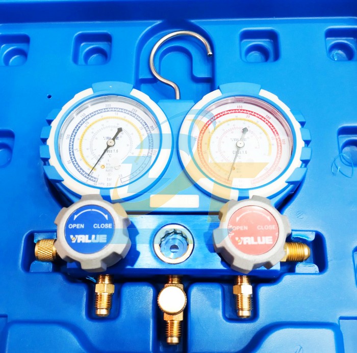 Bộ đồng hồ nạp gas lạnh Value VMG-2-R410A-B  VALUE | Gi&aacute; rẻ nhất - C&ocirc;ng Ty TNHH Thương Mại Dịch Vụ Đạt T&acirc;m