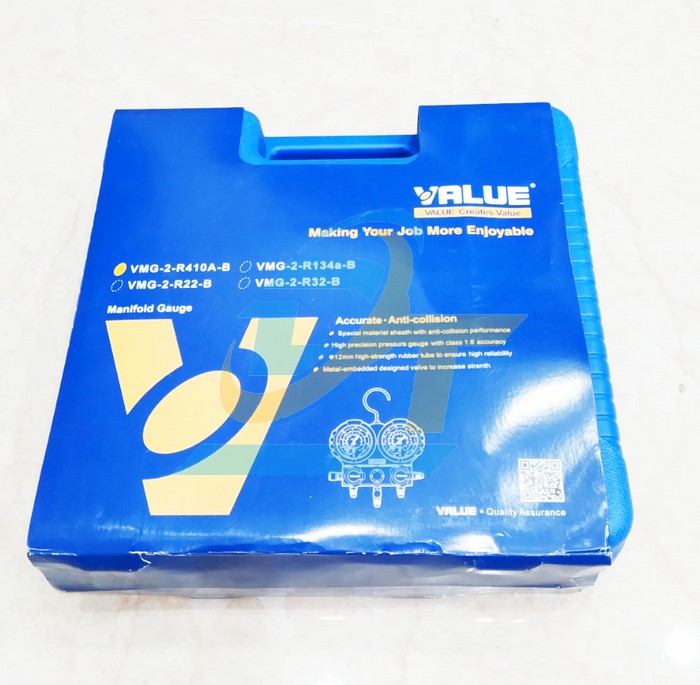 Bộ đồng hồ nạp gas lạnh Value VMG-2-R410A-B  VALUE | Gi&aacute; rẻ nhất - C&ocirc;ng Ty TNHH Thương Mại Dịch Vụ Đạt T&acirc;m