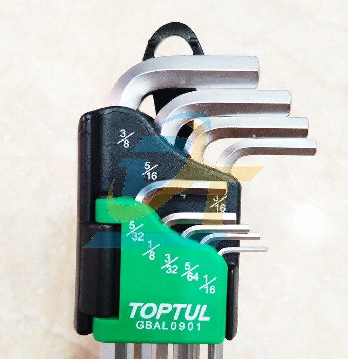 Bộ lục gi&aacute;c đầu bi hệ inch 9 c&acirc;y 1/16-3/8" Toptul GBAL0901  TOPTUL | Gi&aacute; rẻ nhất - C&ocirc;ng Ty TNHH Thương Mại Dịch Vụ Đạt T&acirc;m