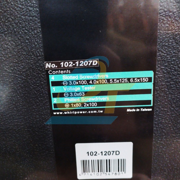 Bộ tua v&iacute;t 7 c&acirc;y c&aacute;ch điện 1000V Whirlpower 102-1207D  WHIRLPOWER | Gi&aacute; rẻ nhất - C&ocirc;ng Ty TNHH Thương Mại Dịch Vụ Đạt T&acirc;m