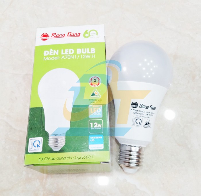 B&oacute;ng đ&egrave;n LED Bulb 12W 220V Rạng Đ&ocirc;ng A70N1/12W 6500K  RangDong | Gi&aacute; rẻ nhất - C&ocirc;ng Ty TNHH Thương Mại Dịch Vụ Đạt T&acirc;m