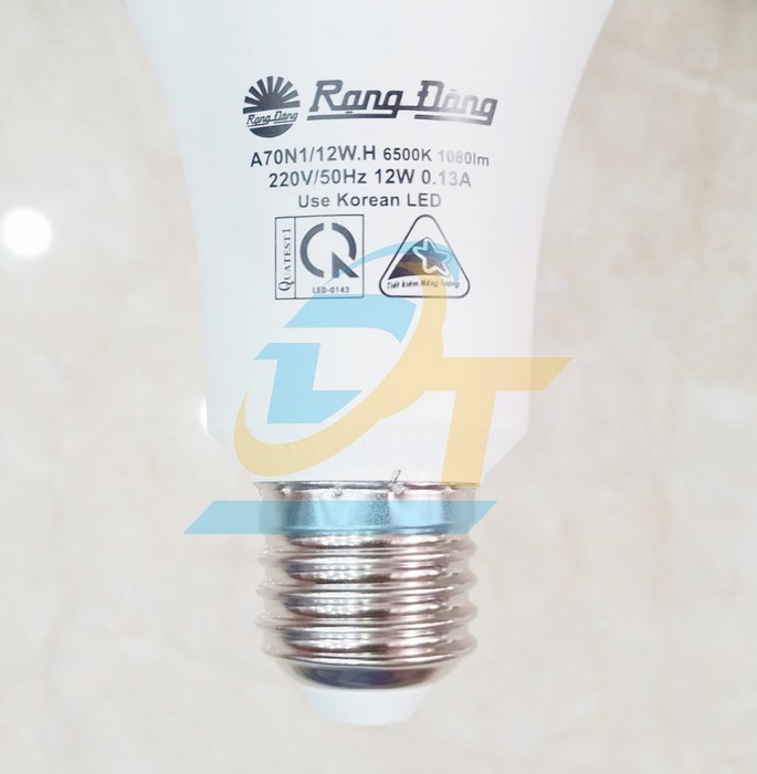 B&oacute;ng đ&egrave;n LED Bulb 12W 220V Rạng Đ&ocirc;ng A70N1/12W 6500K  RangDong | Gi&aacute; rẻ nhất - C&ocirc;ng Ty TNHH Thương Mại Dịch Vụ Đạt T&acirc;m