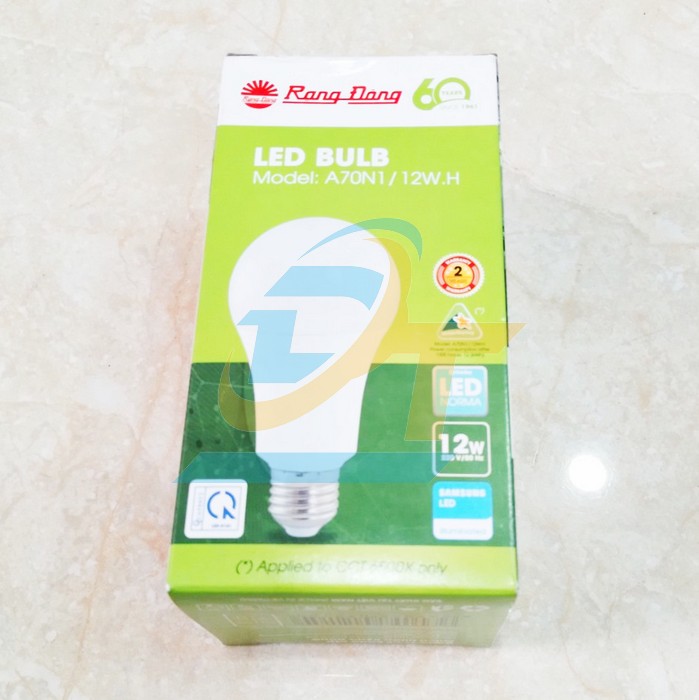 B&oacute;ng đ&egrave;n LED Bulb 12W 220V Rạng Đ&ocirc;ng A70N1/12W 6500K  RangDong | Gi&aacute; rẻ nhất - C&ocirc;ng Ty TNHH Thương Mại Dịch Vụ Đạt T&acirc;m