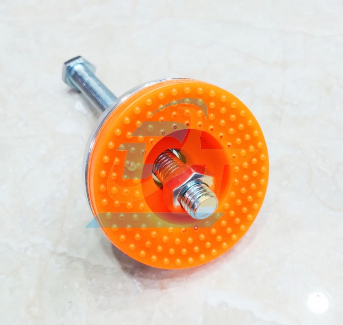 Ch&acirc;n tăng chỉnh chịu lực mạ kẽm M14x150 đế cao su phi 80  VietNam | Gi&aacute; rẻ nhất - C&ocirc;ng Ty TNHH Thương Mại Dịch Vụ Đạt T&acirc;m