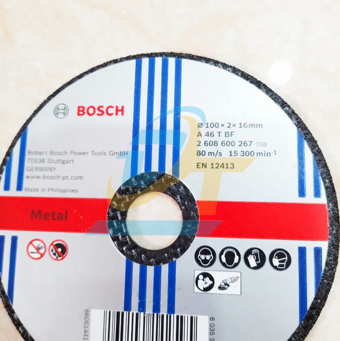 Đ&aacute; cắt sắt 100x2x16mm Bosch 2608600267 2608600267 Bosch | Gi&aacute; rẻ nhất - C&ocirc;ng Ty TNHH Thương Mại Dịch Vụ Đạt T&acirc;m