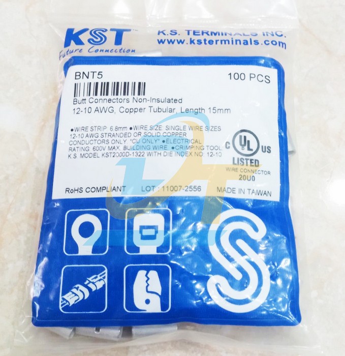 Đầu cos nối thẳng trần BNT5  VietNam | Gi&aacute; rẻ nhất - C&ocirc;ng Ty TNHH Thương Mại Dịch Vụ Đạt T&acirc;m