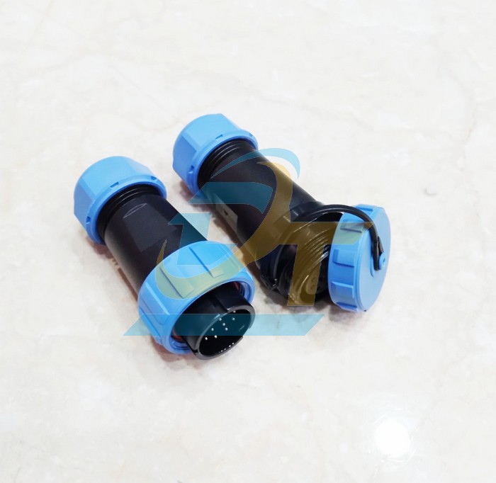 Đầu nối d&acirc;y chống nước 12 ch&acirc;n thẳng (Đực + C&aacute;i) SP21-12P  China | Gi&aacute; rẻ nhất - C&ocirc;ng Ty TNHH Thương Mại Dịch Vụ Đạt T&acirc;m