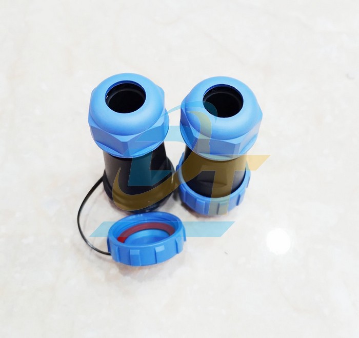 Đầu nối d&acirc;y chống nước 12 ch&acirc;n thẳng (Đực + C&aacute;i) SP21-12P  China | Gi&aacute; rẻ nhất - C&ocirc;ng Ty TNHH Thương Mại Dịch Vụ Đạt T&acirc;m