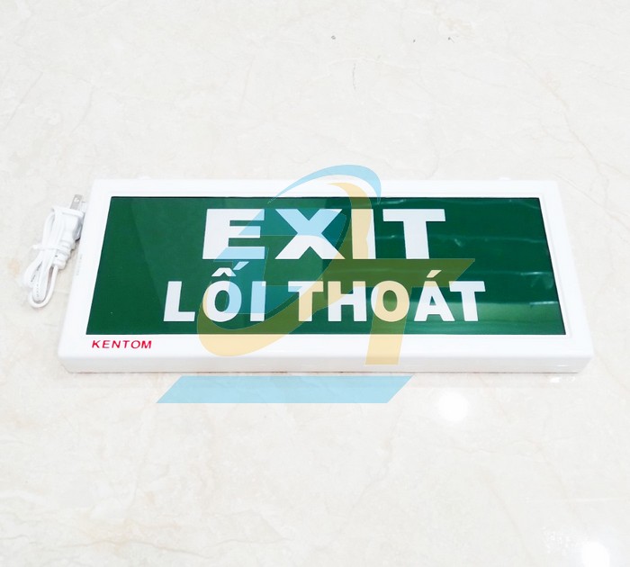 Đ&egrave;n EXIT LỐI THO&Aacute;T 1 mặt Kentom KT-110  KENTOM | Gi&aacute; rẻ nhất - C&ocirc;ng Ty TNHH Thương Mại Dịch Vụ Đạt T&acirc;m