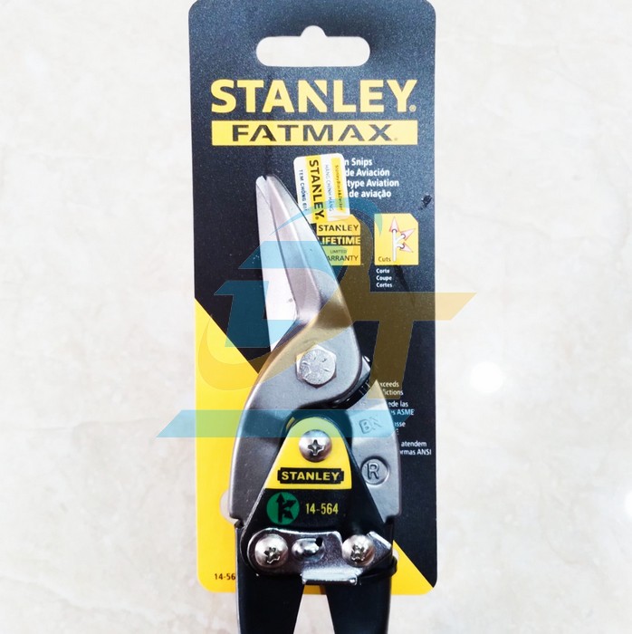 K&eacute;o cắt t&ocirc;n mũi cong phải 10" Stanley 14-564  Stanley | Gi&aacute; rẻ nhất - C&ocirc;ng Ty TNHH Thương Mại Dịch Vụ Đạt T&acirc;m