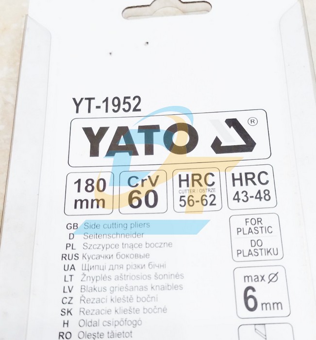 K&igrave;m cắt 7"/180mm Yato YT-1952  YaTo | Gi&aacute; rẻ nhất - C&ocirc;ng Ty TNHH Thương Mại Dịch Vụ Đạt T&acirc;m