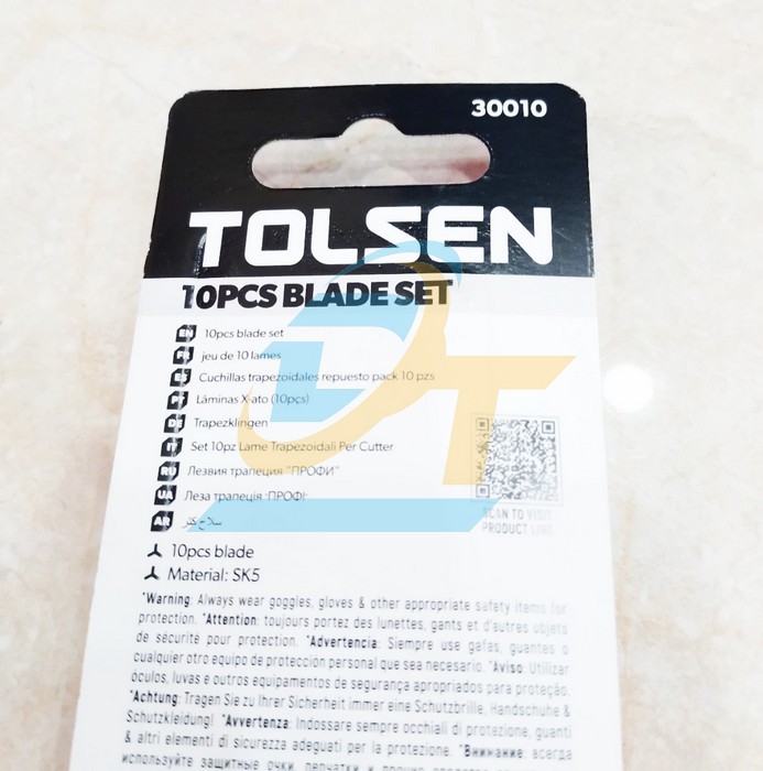Lưỡi dao rọc giấy Tolsen 30010  Tolsen | Gi&aacute; rẻ nhất - C&ocirc;ng Ty TNHH Thương Mại Dịch Vụ Đạt T&acirc;m