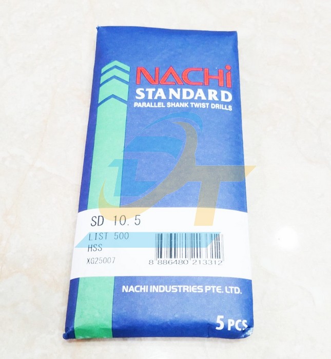 Mũi khoan sắt List 500 Nachi 10.5mm  Nachi | Gi&aacute; rẻ nhất - C&ocirc;ng Ty TNHH Thương Mại Dịch Vụ Đạt T&acirc;m