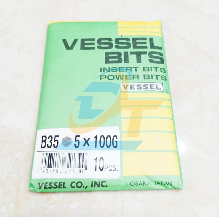 Mũi vặn v&iacute;t đầu lục gi&aacute;c chu&ocirc;i lục gi&aacute;c B35 Vessel 5x100G  Vessel | Gi&aacute; rẻ nhất - C&ocirc;ng Ty TNHH Thương Mại Dịch Vụ Đạt T&acirc;m