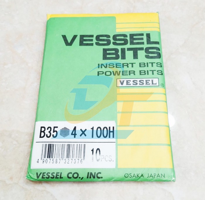 Mũi vặn v&iacute;t đầu lục gi&aacute;c chu&ocirc;i lục gi&aacute;c B35 Vessel 4x100H  Vessel | Gi&aacute; rẻ nhất - C&ocirc;ng Ty TNHH Thương Mại Dịch Vụ Đạt T&acirc;m