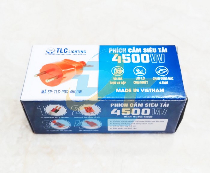 Ph&iacute;ch cắm đực si&ecirc;u chịu tải 4500W TLC TLC-PDS-4500W  TLC | Gi&aacute; rẻ nhất - C&ocirc;ng Ty TNHH Thương Mại Dịch Vụ Đạt T&acirc;m
