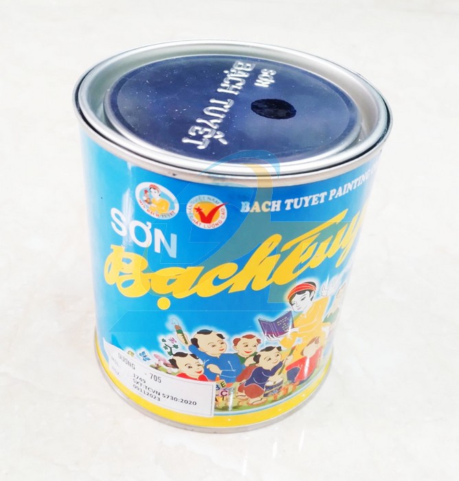 Sơn Alkyd (b&oacute;ng) Bạch Tuyết 0.8kg - M&agrave;u xanh dương 705  BachTuyet | Gi&aacute; rẻ nhất - C&ocirc;ng Ty TNHH Thương Mại Dịch Vụ Đạt T&acirc;m