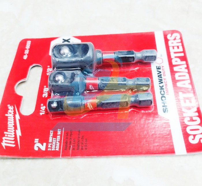 Bộ 3 đầu chuyển từ v&iacute;t sang bulong đầu 1/4", 1/2", 3/8" Milwaukee 48-32-5033  Milwaukee | Gi&aacute; rẻ nhất - C&ocirc;ng Ty TNHH Thương Mại Dịch Vụ Đạt T&acirc;m