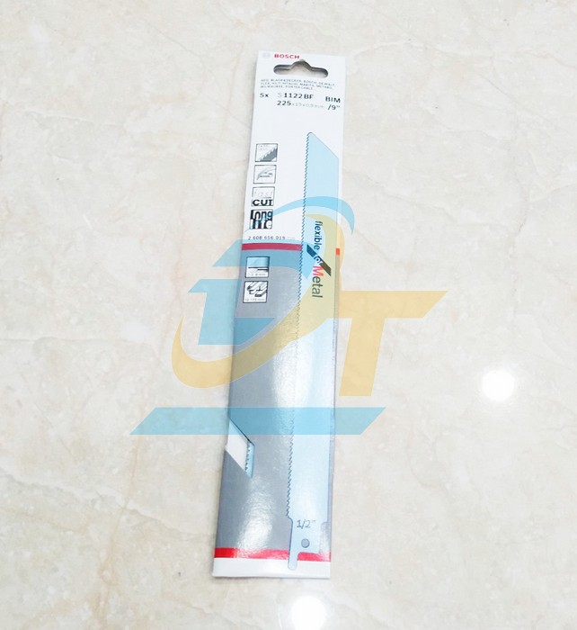 Bộ lưỡi cưa kiếm 5 c&acirc;y 9"/225x19x0.9mm Bosch S1122BF 2608656019  Bosch | Gi&aacute; rẻ nhất - C&ocirc;ng Ty TNHH Thương Mại Dịch Vụ Đạt T&acirc;m