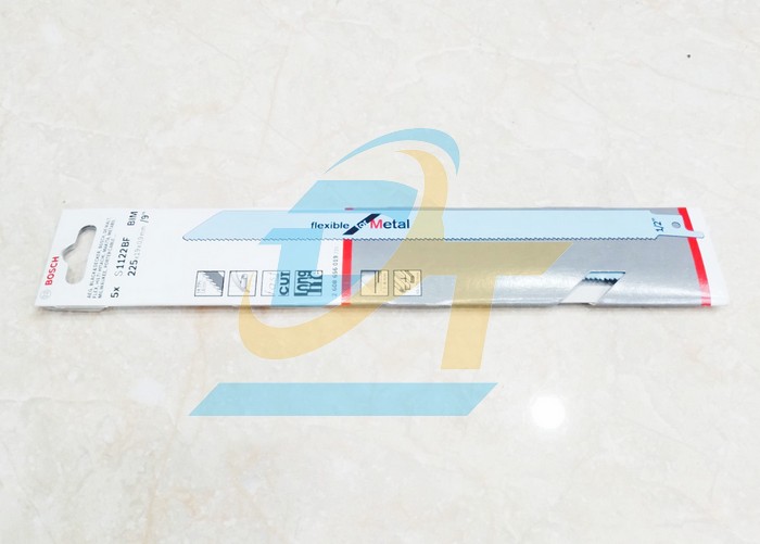 Bộ lưỡi cưa kiếm 5 c&acirc;y 9"/225x19x0.9mm Bosch S1122BF 2608656019  Bosch | Gi&aacute; rẻ nhất - C&ocirc;ng Ty TNHH Thương Mại Dịch Vụ Đạt T&acirc;m