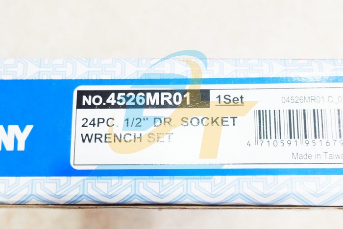 Bộ tu&yacute;p 1/2" 24 chi tiết 8-32mm Kingtony 4526MR01 4526MR01 KingTony | Gi&aacute; rẻ nhất - C&ocirc;ng Ty TNHH Thương Mại Dịch Vụ Đạt T&acirc;m