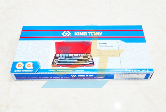 Bộ tu&yacute;p 1/2" 24 chi tiết 8-32mm Kingtony 4526MR01 4526MR01 KingTony | Gi&aacute; rẻ nhất - C&ocirc;ng Ty TNHH Thương Mại Dịch Vụ Đạt T&acirc;m