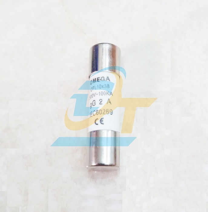 Cầu ch&igrave; sứ 10x38 Omega 2A  OMEGA | Gi&aacute; rẻ nhất - C&ocirc;ng Ty TNHH Thương Mại Dịch Vụ Đạt T&acirc;m