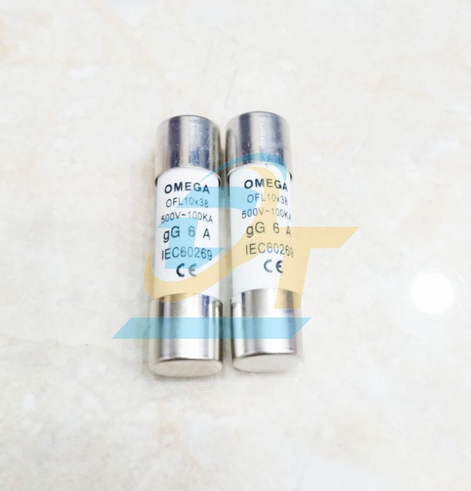 Cầu ch&igrave; sứ 10x38 Omega 6A  OMEGA | Gi&aacute; rẻ nhất - C&ocirc;ng Ty TNHH Thương Mại Dịch Vụ Đạt T&acirc;m