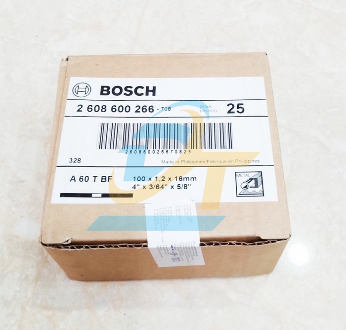 Đ&aacute; cắt sắt 100x1.2x16mm Bosch 2608600266  VietNam | Gi&aacute; rẻ nhất - C&ocirc;ng Ty TNHH Thương Mại Dịch Vụ Đạt T&acirc;m