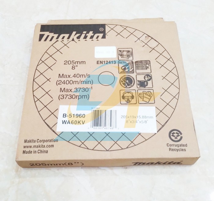 Đ&aacute; m&agrave;i tinh cho m&aacute;y m&agrave;i 2 đ&aacute; 205x19x15.88mm Makita B-51960 B-51960 Makita | Gi&aacute; rẻ nhất - C&ocirc;ng Ty TNHH Thương Mại Dịch Vụ Đạt T&acirc;m