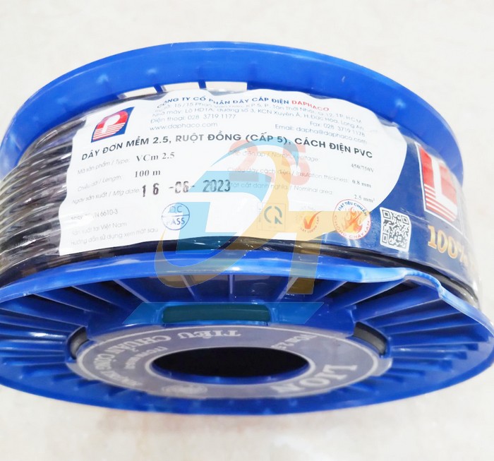 D&acirc;y c&aacute;p điện đơn mềm 1 l&otilde;i Lion Vcm 2.5  Daphaco | Gi&aacute; rẻ nhất - C&ocirc;ng Ty TNHH Thương Mại Dịch Vụ Đạt T&acirc;m