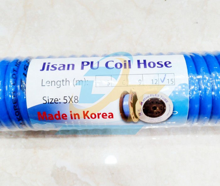 D&acirc;y hơi PU xoắn Jisan 15 m&eacute;t 8x5mm  Jisan | Gi&aacute; rẻ nhất - C&ocirc;ng Ty TNHH Thương Mại Dịch Vụ Đạt T&acirc;m