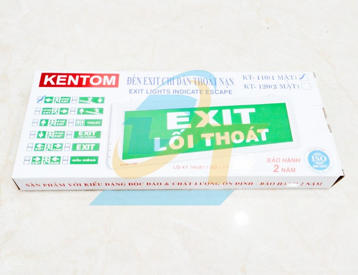 Đ&egrave;n EXIT LỐI THO&Aacute;T 1 mặt Kentom KT-110  KENTOM | Gi&aacute; rẻ nhất - C&ocirc;ng Ty TNHH Thương Mại Dịch Vụ Đạt T&acirc;m