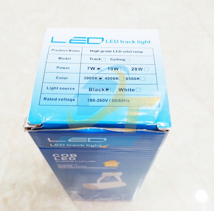 Đ&egrave;n rọi ray vỏ trắng 7W 220V 3000K  China | Gi&aacute; rẻ nhất - C&ocirc;ng Ty TNHH Thương Mại Dịch Vụ Đạt T&acirc;m
