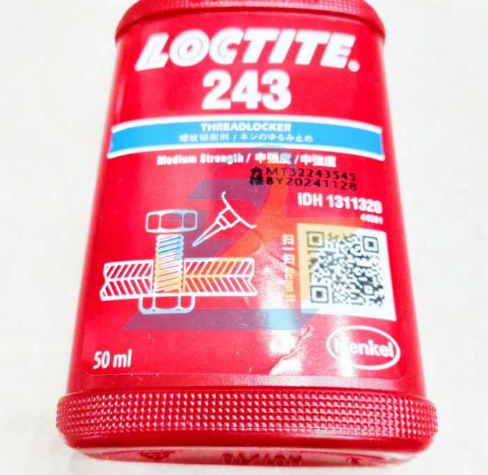 Keo kh&oacute;a ren Loctite 243 50ml  Loctite | Gi&aacute; rẻ nhất - C&ocirc;ng Ty TNHH Thương Mại Dịch Vụ Đạt T&acirc;m